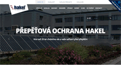 Desktop Screenshot of hakel.cz