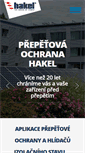 Mobile Screenshot of hakel.cz