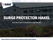 Tablet Screenshot of hakel.com